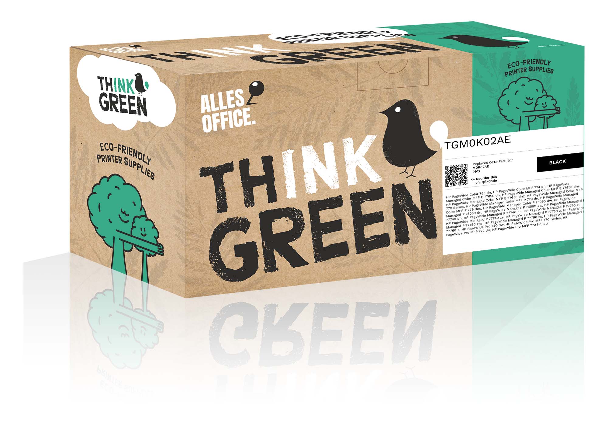 ThinkGreen HP M0K02AE / 991X Ink černý