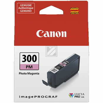 Original Canon 4198C001 / PFI-300PM Tinte magenta foto Canon Tintenpatrone photo magenta (4198C001, PFI-300PM)
