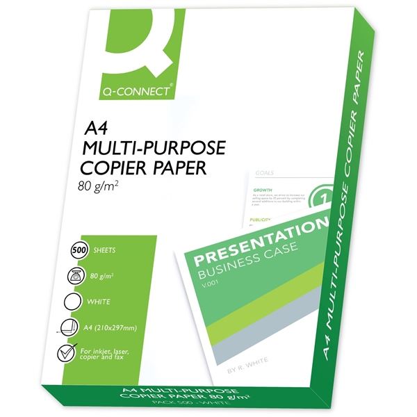 Papír Q-Connect A4, 80g/m2, 500 listů