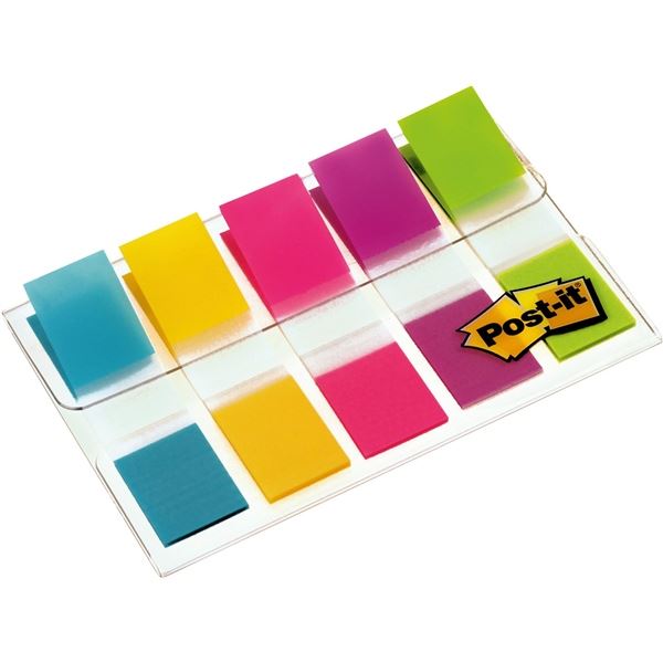 3M™ Post-it® záložky s transparentním zásobníkem
