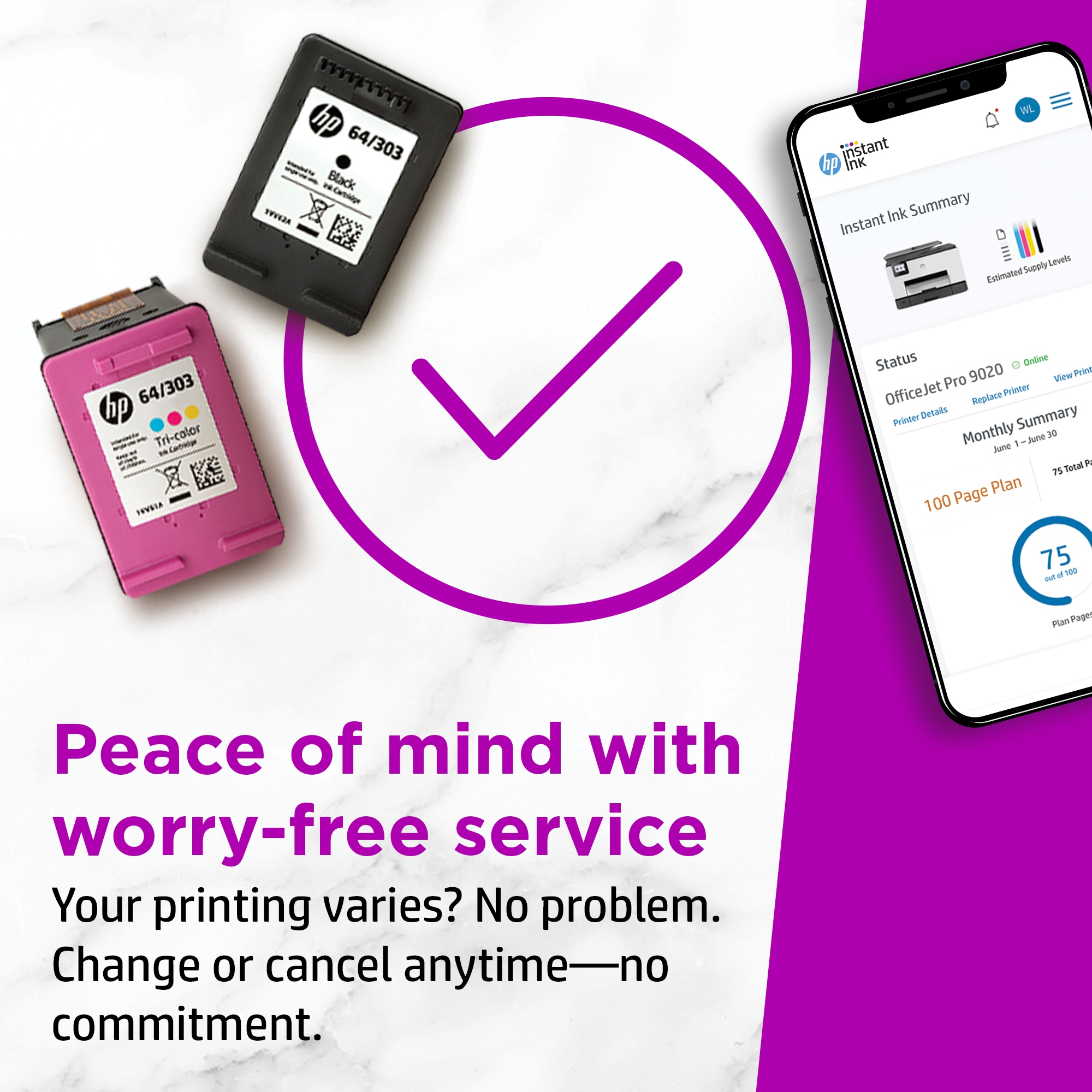 HP DeskJet 2721 Thermal Inkjet A4 4800 x 1200 DPI 7,5 Seiten pro Minute WLAN