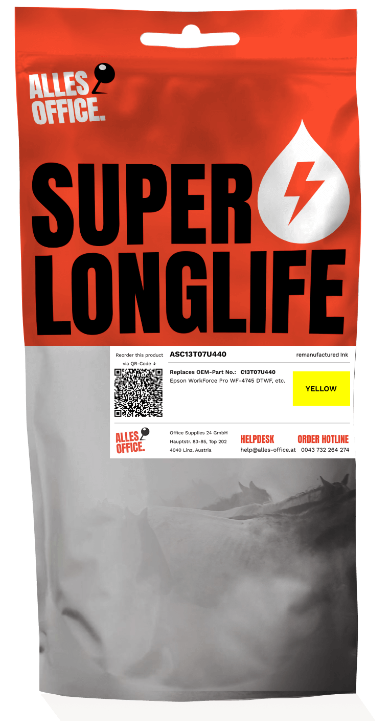 Superlonglife Epson C13T07U440 Ink žluť