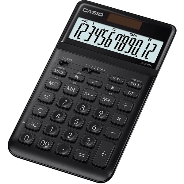 Stolní kalkulačka Casio JW 200SC BK Stolní kalkulačka Casio JW 200SC BK