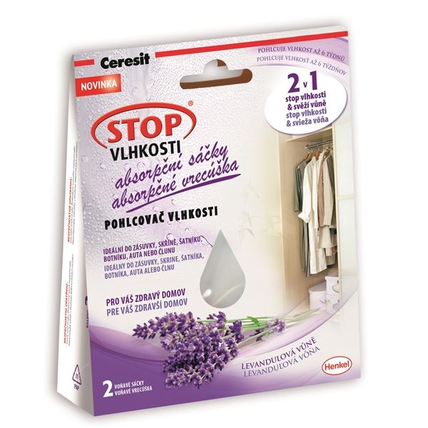 Absorpční sáčky Ceresit, levandule Absorpční sáčky Ceresit, levandule