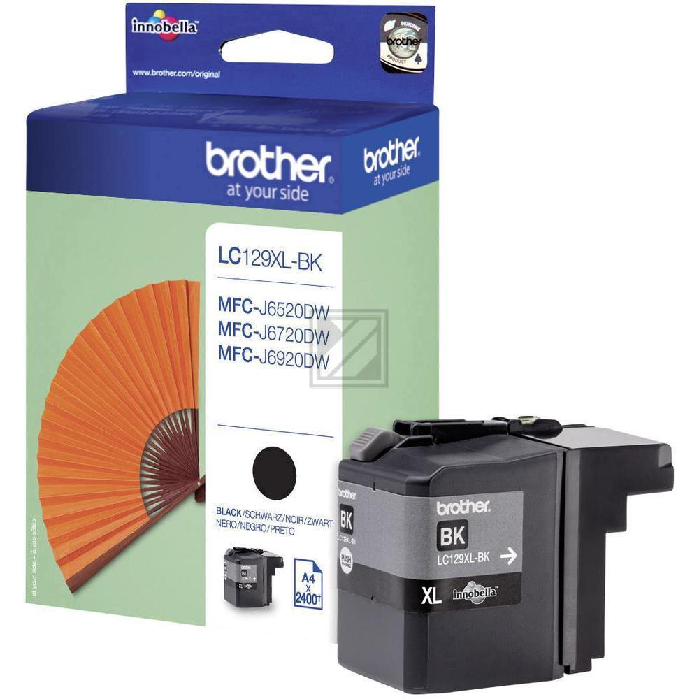 Original Brother LC-129XLBK Tinte schwarz