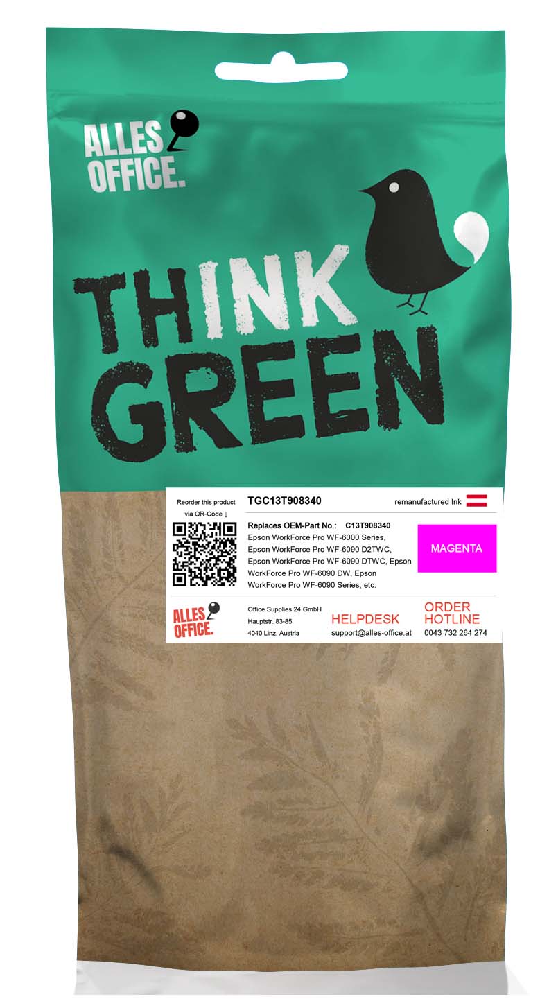 ThinkGreen Epson C13T908340 / T9083 Ink purpurová