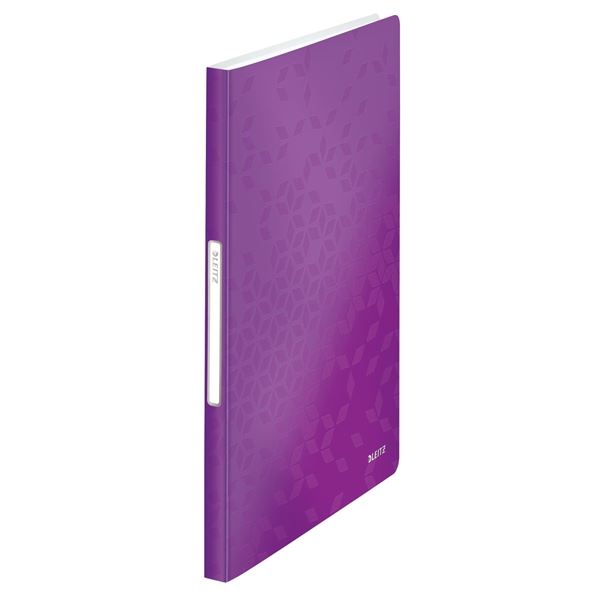 Katal. kniha WOW,A4, 40 kapes, purpurová