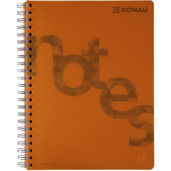 Blok Donau College, A4, čtverečkovaný, oranžový Blok Donau College, A4, čtverečkovaný, oranžový