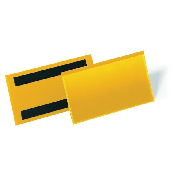 Magnetické kapsy - 150 x 67 mm, žluté, 50 ks Magnetické kapsy - 150 x 67 mm, žluté, 50 ks