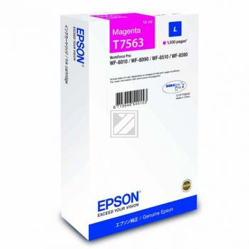 Original Epson C13T75634N / T7563 Tinte magenta