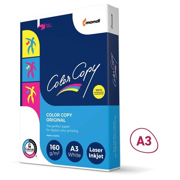 Papír Color Copy, A3, 160g/m2, 250 listů Papír Color Copy, A3, 160g/m2, 250 listů