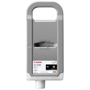 Original Canon 6681B001 / PFI-706BK Tinte schwarz