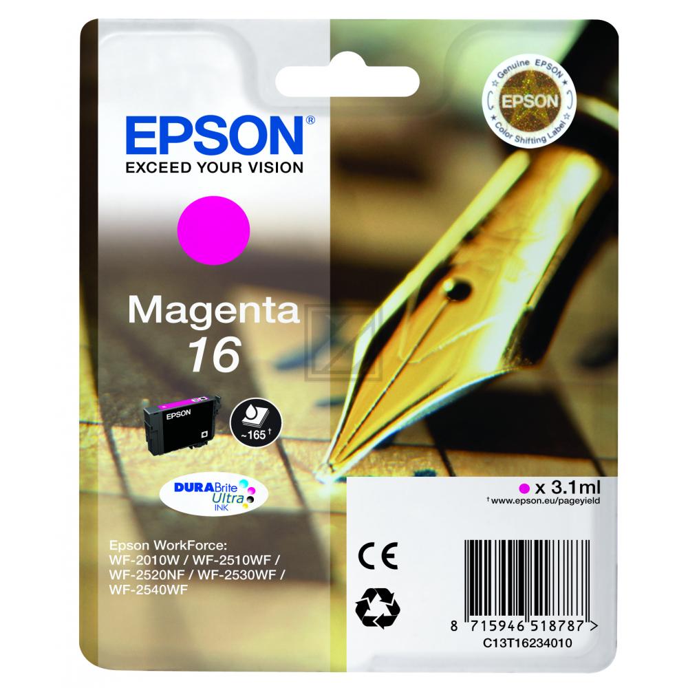 Original Epson C13T16234012 / 16 Tinte magenta