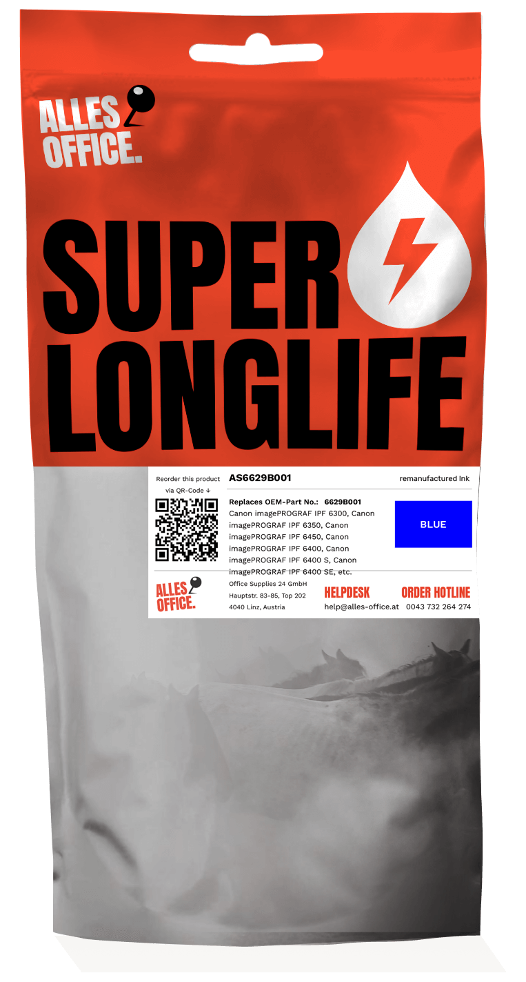 Superlonglife Canon 6629B001 / PFI-106B Ink modrý