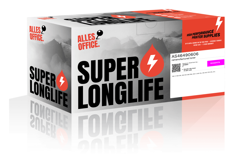 Superlonglife OKI 46490606 Toner purpurová