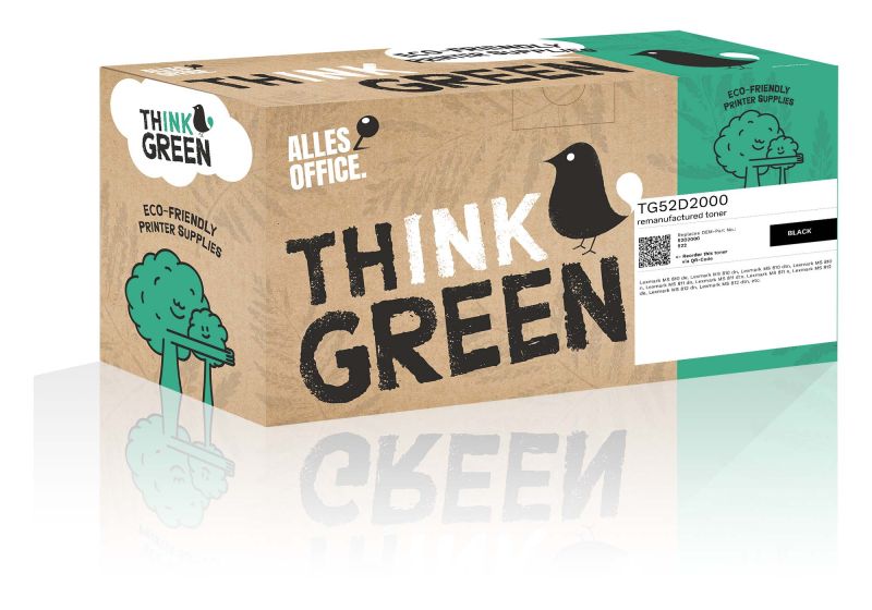 ThinkGreen Lexmark 52D2000 / 522 Toner černý