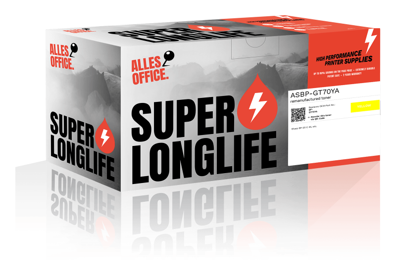 Superlonglife Sharp BP-GT70YA Toner žluť