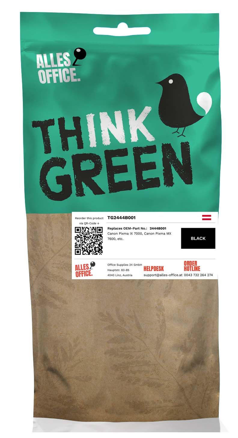 ThinkGreen Canon 2444B001 / PGI-7BK Ink černý