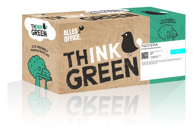 ThinkGreen HP CF211A / 131A Toner azurová