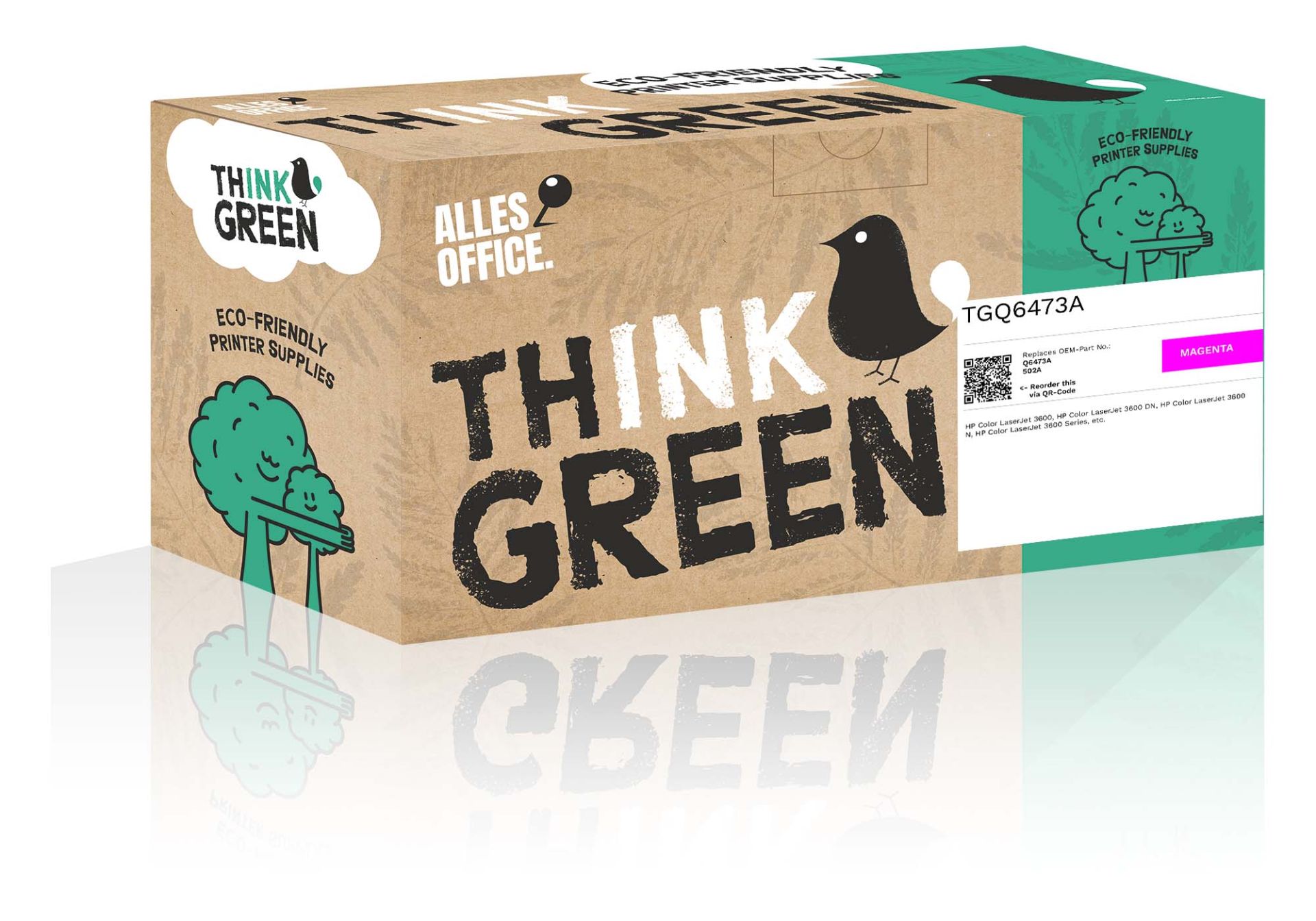 ThinkGreen HP Q6473A / 502A Toner purpurová