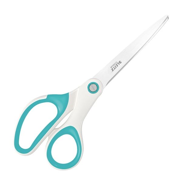 Nůžky Leitz WOW, titanové, 20,5 cm, ledově modré Nůžky Leitz WOW, titanové, 20,5 cm, ledově modré