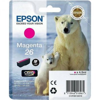 Original Epson C13T26134012 / 26 Tinte magenta