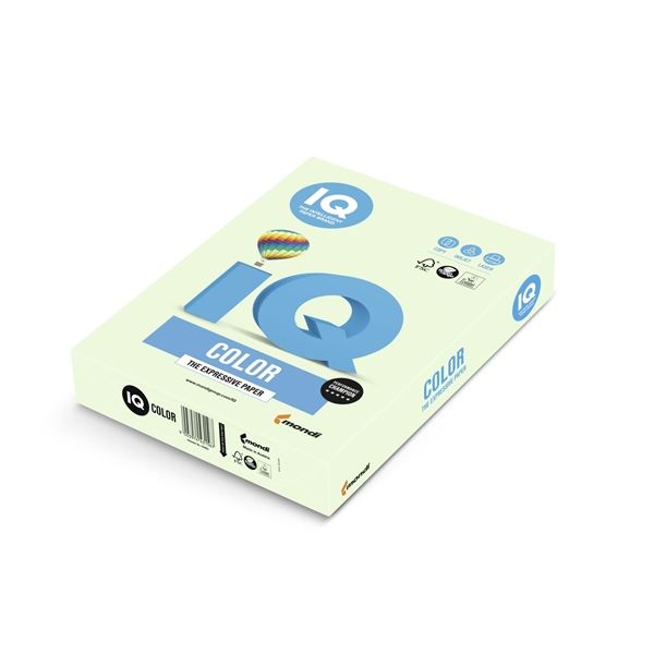 Barev.papír IQ A4-GN27,sv.zel.,80g/m2,500 listů