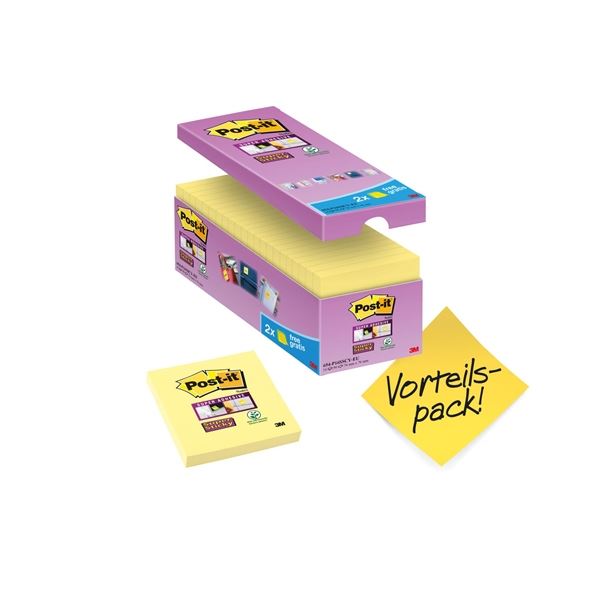 Bloček Post-it Sticky, 76 x 76 mm, žlutý Bloček Post-it Sticky, 76 x 76 mm, žlutý