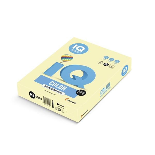 Barev.papír IQ A4-YE23,žl.,80g/m2,500 listů Barev.papír IQ A4-YE23,žl.,80g/m2,500 listů