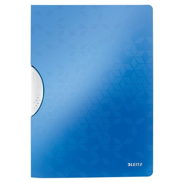 Desky s klipem Leitz WOW,A4,modré