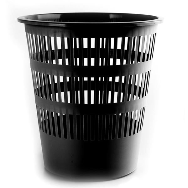 Odpadkový koš Donau, 12 l, černý