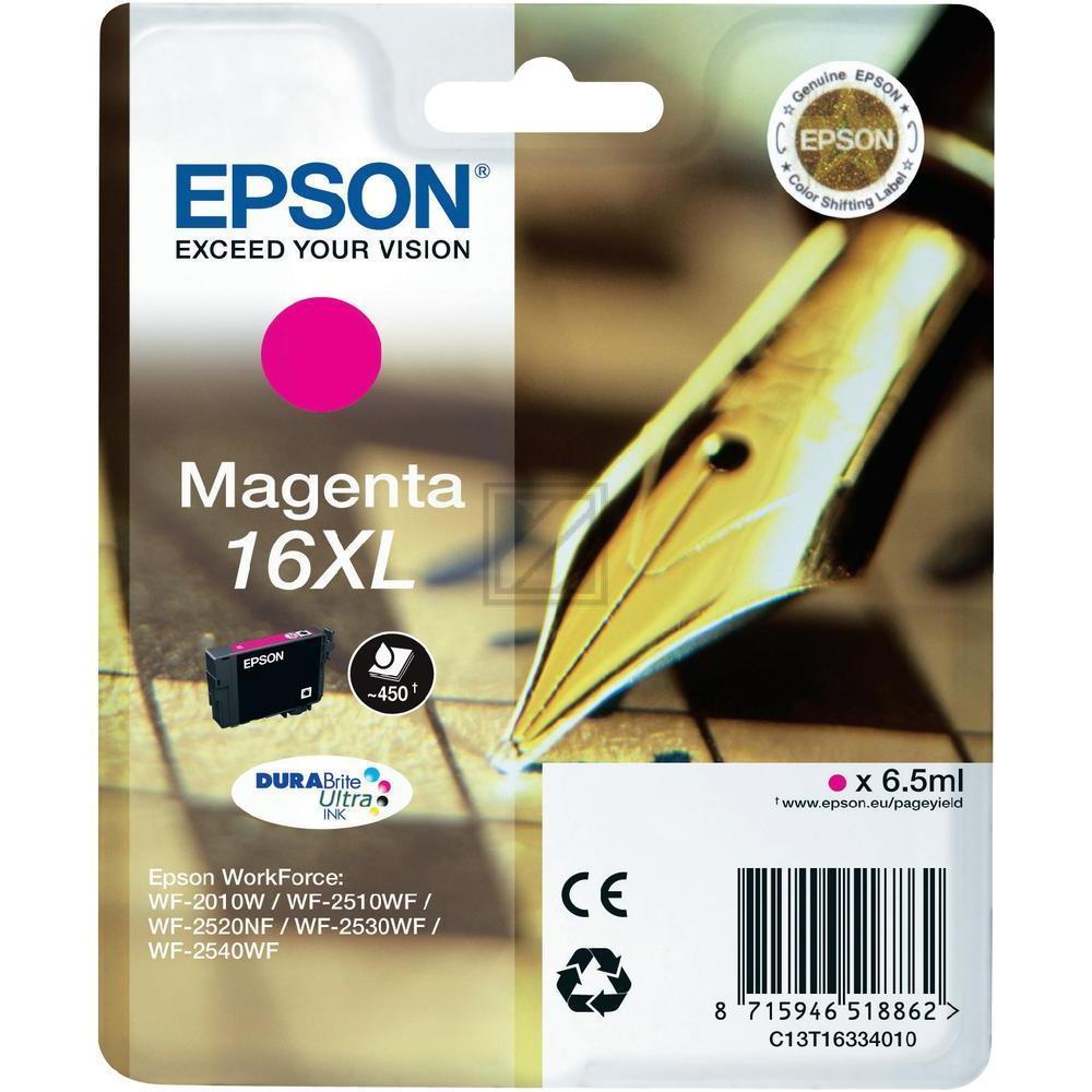 Original Epson C13T16334012 / 16XL Tinte magenta