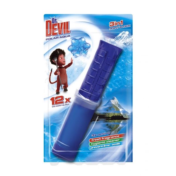 WC blok Dr. Devil - Polar Aqua