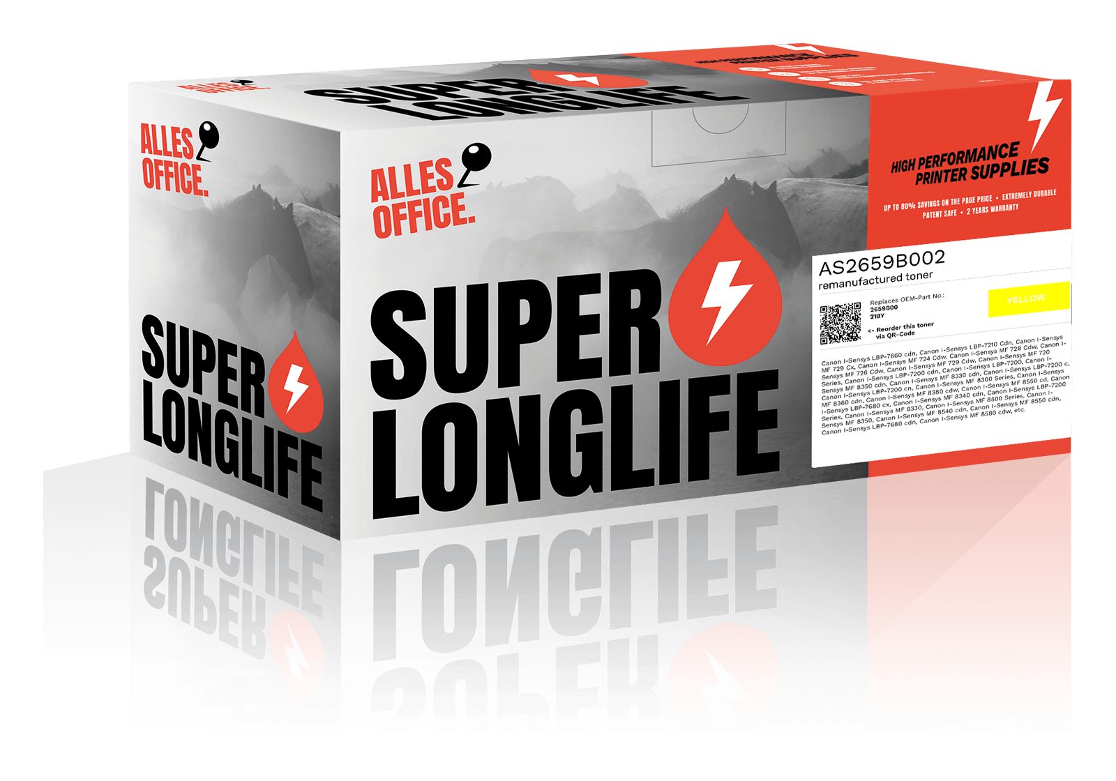 Superlonglife Canon 2659B002 / 718Y Toner žluť